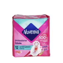 NUVENIA ASSORBENTI ULTRA LUNGO+ CON ALI FLUSSO ABBONDANTE 12 PZ