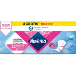 NUVENIA PROTEGGI SLIP ANATOMICO RIPIEGATO 18+4 PZ.