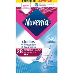 NUVENIA PROTEGGI SLIP COUR-V EXTRA LUNGO 22+6 PZ SALVASLIP