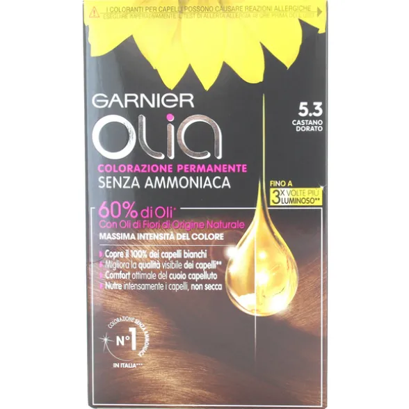 OLIA COLORAZIONE PERMANENTE SENZA AMMONIACA 5,3 CASTANO DORATO