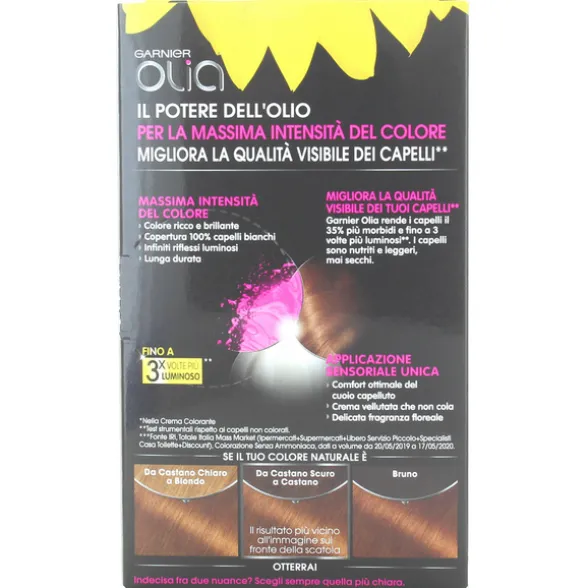 OLIA COLORAZIONE PERMANENTE SENZA AMMONIACA 5,3 CASTANO DORATO