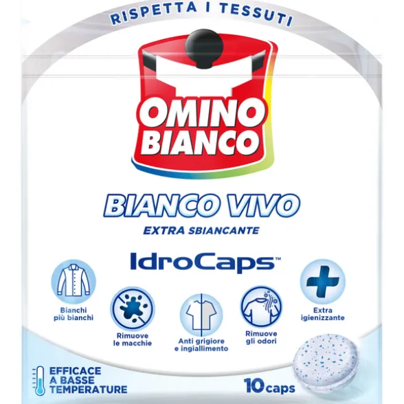 OMINO BIANCO BIANCO VIVO EXTRA SBIANCANTE IDROCAPS 10 CAPS