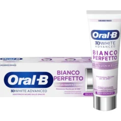 ORAL B DENTIFRICIO 3D WHITE ADVANCED BIANCO PERFETTO MENTA EUCALIPTO 75 ML