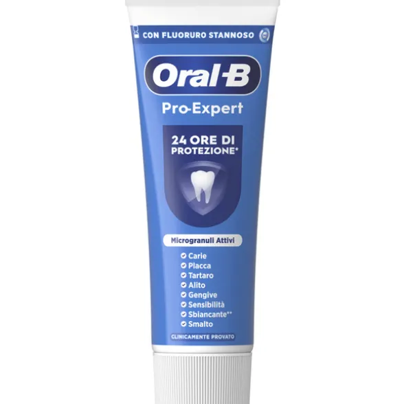 ORAL B DENTIFRICIO PRO-EXPERT 24H DI PROTEZIONE MICROGRANULI ATTIVI 75 ML