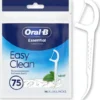 ORAL B ESSENTIAL FLOSS PICKS EASY CLEAN FILO INTERDENTALE MONOUSO BUSTA 75 PEZZI MENTA