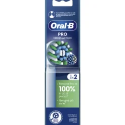 ORAL B PRO CROSS ACTION RICAMBIO 2 PEZZI per SPAZZOLINO ELETTRICO