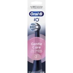ORAL B 2 RICAMBI iO GENTLE CARE NERO PER SPAZZOLINO ELETTRICO iO