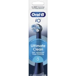 ORAL B 3 RICAMBI iO ULTIMATE CLEAN NERO PER SPAZZOLINO ELETTRICO iO