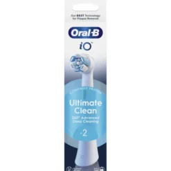 ORAL B 2 RICAMBI iO ULTIMATE CLEAN BIANCO PER SPAZZOLINO ELETTRICO iO