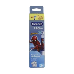 ORAL B RICAMBIO PRO KIDS 3+ SPIDERMAN 4 PEZZI per SPAZZOLINO ELETTRICO