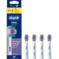 ORAL B RICAMBIO TESTINE SPAZZOLINO ELETTRICO PRO 3D WHITE 4 PEZZI