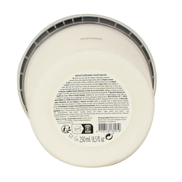 ORGANIC SHOP MASCHERA CAPELLI IDRATANTE COCONUT & SHEA 250 ML