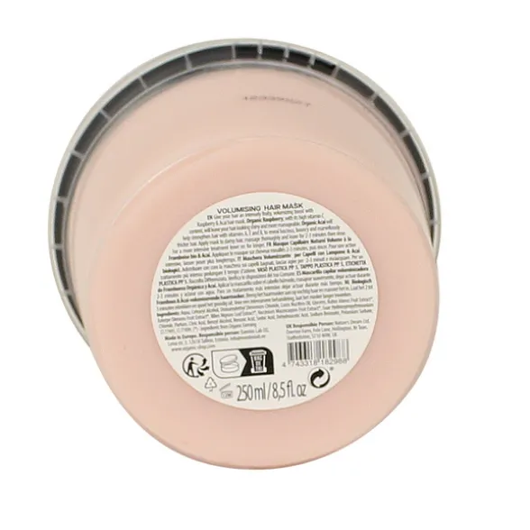 ORGANIC SHOP MASCHERA CAPELLI VOLUMIZZANTE RASPBERRY & ACAI 250 ML