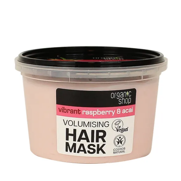 ORGANIC SHOP MASCHERA CAPELLI VOLUMIZZANTE RASPBERRY & ACAI 250 ML
