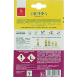 ORPHEA SALVALANA ANTI-TARME 12 FOGLIETTI ARMADI E CASSETTI PATCHOULI DELLA MALESIA