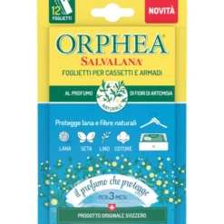 ORPHEA SALVALANA FOGLIETTI PER CASSETTI E ARMADI AL PROFUMO DI FIORI DI ARTEMISIA 12 FOGLIETTI