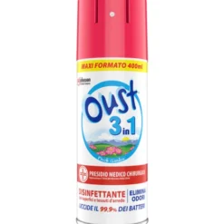 OUST 3in1 DISINFETTANTE ELIMINA ODORI FRESH GARDEN SPRAY MAXI FORMATO 400 ML