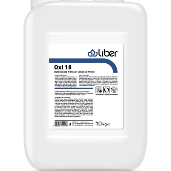 OXI 18 DETERGENTE A BASE DI OSSIGENO ATTIVO TANICA 10 KGLIBER