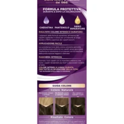 PALETTE INTENSIVE COLOR CREME COLORAZIONE PERMANENTE FORMULA PROTETTIVA N. 4-0 CASTANO