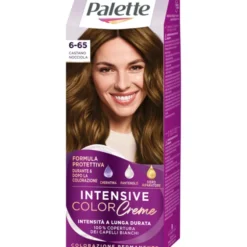 PALETTE INTENSIVE COLOR CREME COLORAZIONE PERMANENTE FORMULA PROTETTIVA N. 6-65 CASTANO NOCCIOLA