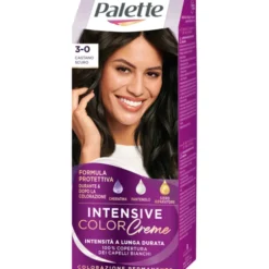 PALETTE INTENSIVE COLOR CREME COLORAZIONE PERMANENTE FORMULA PROTETTIVA N. 3-0 CASTANO SCURO