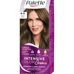 PALETTE INTENSIVE COLOR CREME COLORAZIONE PERMANENTE FORMULA PROTETTIVA N. 6-0 BIONDO SCURO