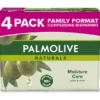 PALMOLIVE SAPONE SOLIDO OLIVE & MILK 4 PEZZI da 90 grammi