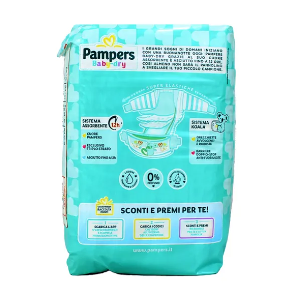 PAMPERS PANNOLINI BABY DRY JUNIOR 11-25 Kg.16 PZ