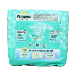 PAMPERS PANNOLINI BABY 2 DRY MINI 3-6 Kg 24 PZ + BUONO SCONTO EURO 0,50