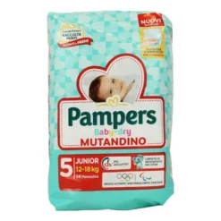 PAMPERS PANNOLINI BABY DRY MUTANDINO 5 JUNIOR 13 PZ 12-18 KG