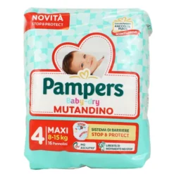PAMPERS PANNOLINI BABY DRY MUTANDINO 4 MAXI 16 PZ 8-15 KG