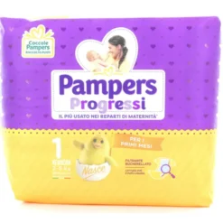 PAMPERS PANNOLINI PROGRESSI 1 NEWBORN 2-5 Kg 28 PZ.