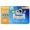 PAMPERS PANNOLINI SOLE E LUNA 3 MIDI 4-9 KG 60 PEZZI