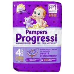 PAMPERS PROGRESSI 4 MAXI 7-18 KG 21 PEZZI