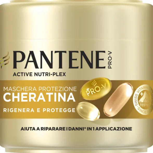 PANTENE MASCHERA CAPELLI CHERATINA RIGENERA e PROTEGGE 300 ML