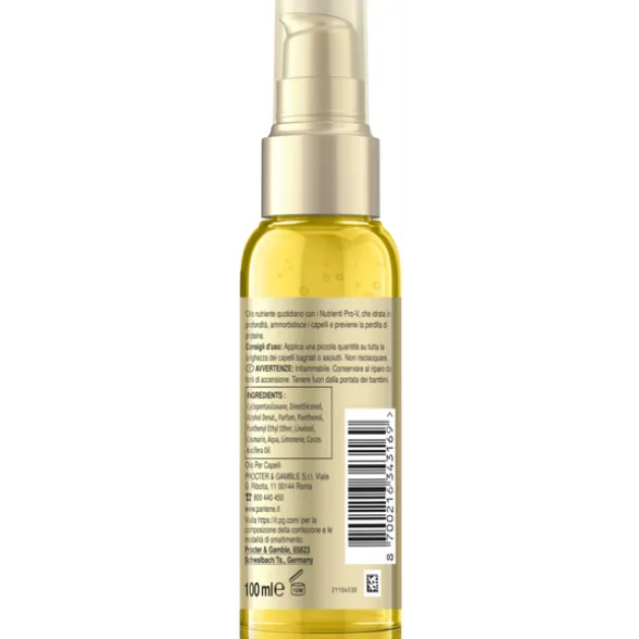 PANTENE OLIO INFUSO DI COCCO CAPELLI RICCI PERFETTI 100 ML