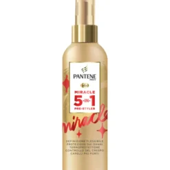 PANTENE PRE-STYLING 5IN1 MIRACLE 200 ML DEFINIZIONE FLESSIBILE, PROTEZIONE DAI DANNI, TERMOPROTETTORE, CONTROLLO DEL CRESPO, CAPELLI PIU' FORTI