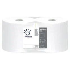 PAPERNET BOBINA CARTA ASCIUGATUTTO INDUSTRIALE 2 ROTOLI 2 VELI 568 STRAPPI FORMATO PROFESSIONALE