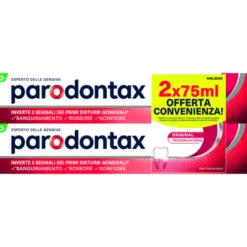 PARODONTAX DENTIFRICIO ORIGINAL CONFEZIONE SPECIALE 2 PEZZI DA 75 ML