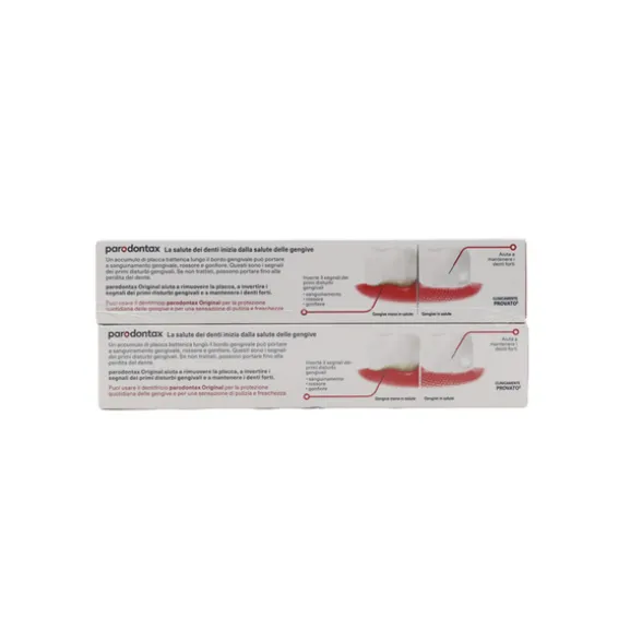 PARODONTAX DENTIFRICIO ORIGINAL CONFEZIONE SPECIALE 2 PEZZI DA 75 ML