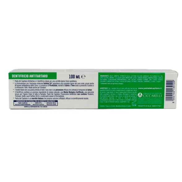 PASTA DEL CAPITANO DENTIFRICIO ANTITARTARO 100 ML
