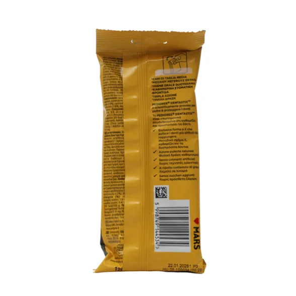 PEDIGREE DENTASTIX DOG MEDIUM 10-25 KG BUSTA 5 PEZZI