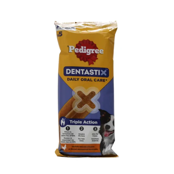 PEDIGREE DENTASTIX DOG MEDIUM 10-25 KG BUSTA 5 PEZZI