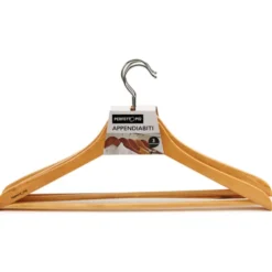 PERFETTO APPENDIABITI LEGNO 44 CM 3 PZ