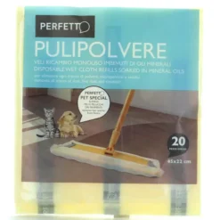 PERFETTO CONFEZIONE RICAMBI 20 RETINE GIALLE CM.45X22 "IL PULIPOLVERE"