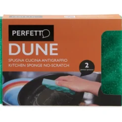 PERFETTO DUNE SPUGNA CUCINA ANTIGRAFFIO 2 PEZZI