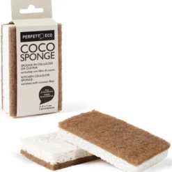 PERFETTO ECO COCO SPONGE SPUGNA IN CELLULOSA DA CUCINA 2 PEZZI