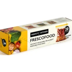 PERFETTO FRESCOFOOD 20 SACHETTI RICHIUDIBILI PER ALIMEMTI LT 1,15 CM 21x21,5
