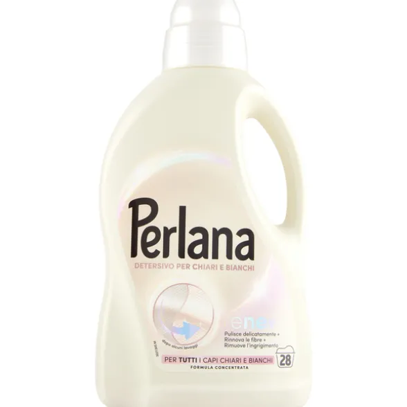 PERLANA DETERSIVO LIQUIDO LAVATRICE PER CAPI CHIARI e BIANCHI 28 LAVAGGI