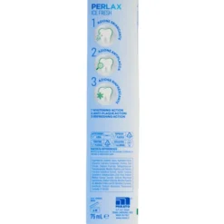 PERLAX DENTIFRICIO ICE FRESH 3X WHITE CARE SBIANCANTE ANTIPLACCA CON MENTA PIPERITA 75 ML